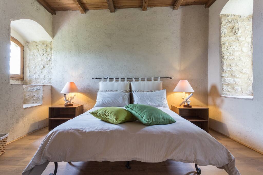Main bedroom in the tower