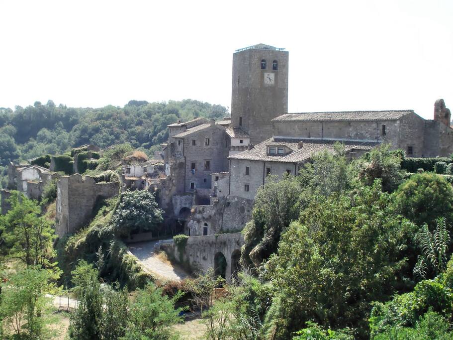 Inhabited since the bronze age, Bassano was an important Etruscan city and the site of the famous battle where Rome finally defeated the Etruscans in 283 BC. Its historic medieval "borgo" - the Italian word for a small medieval village - dates from the 11th-century.