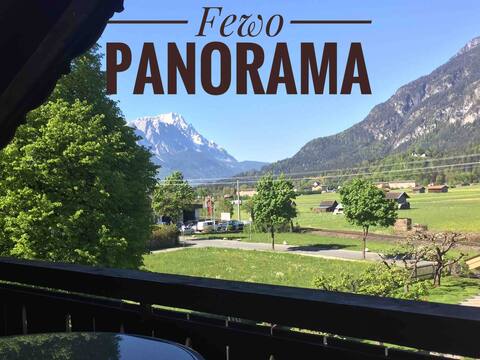 Apartment Panorama - fantastic Zugspitzblick