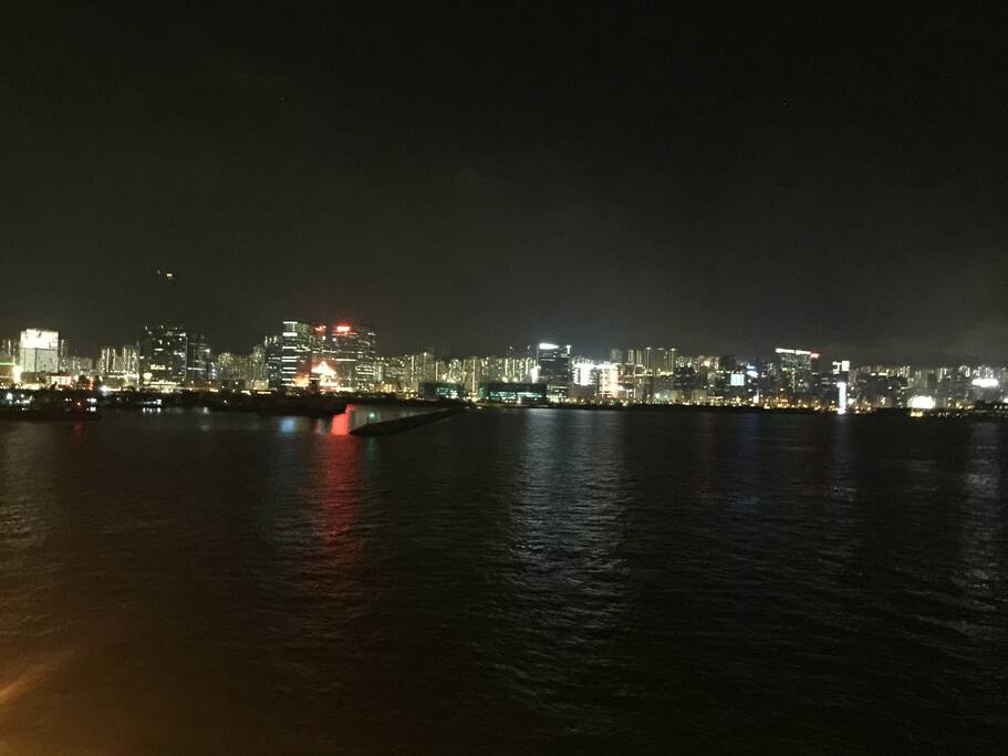a view from promenade downstairs
