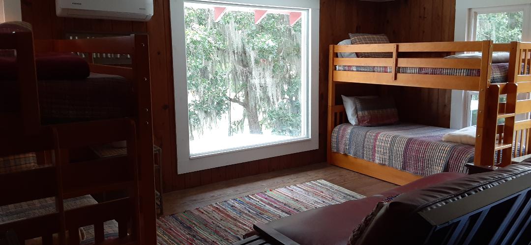 Bunkbed room.  Bunks with trundles.