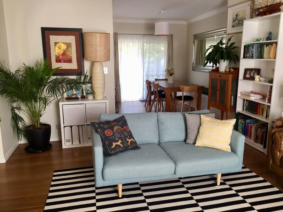 Open plan living area