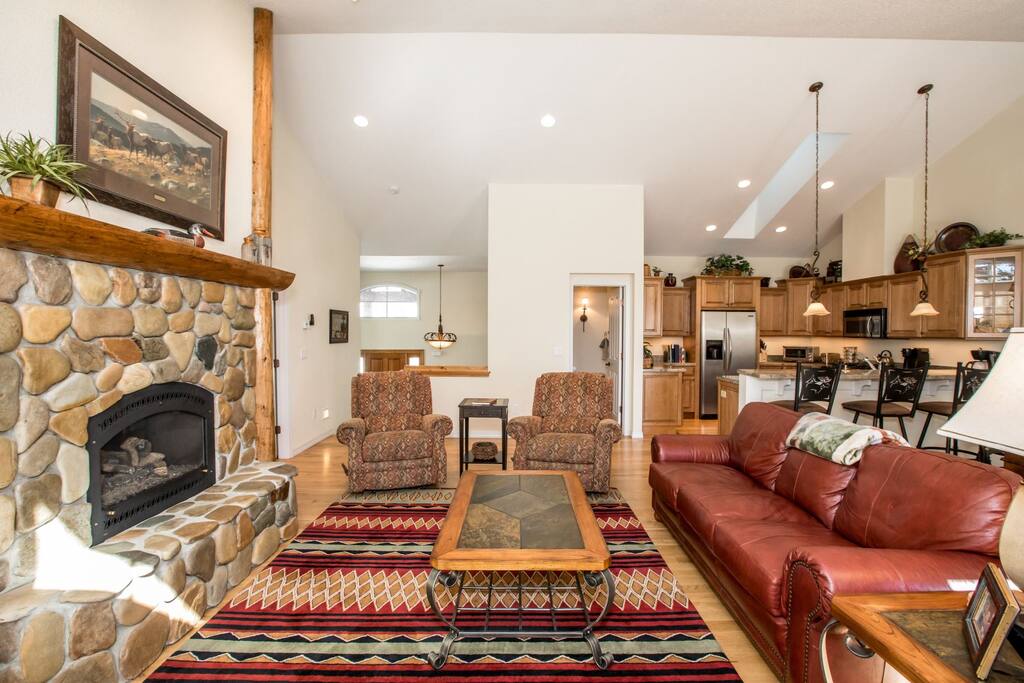 The big living room Is great for family get together`s