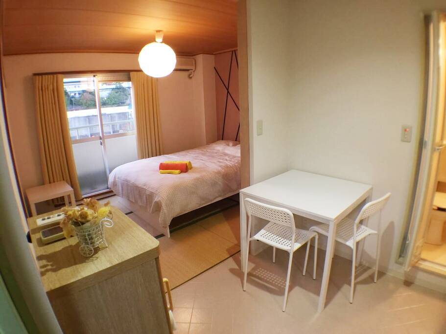 Traditional Japanese Room with western features.