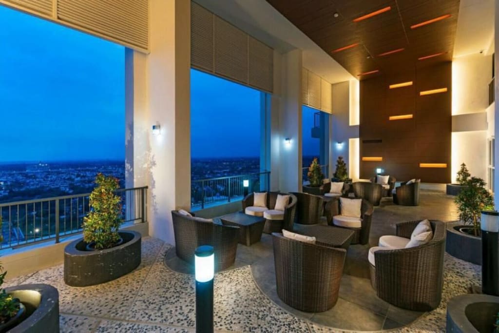 Sky Garden on level 20 can be used for guest