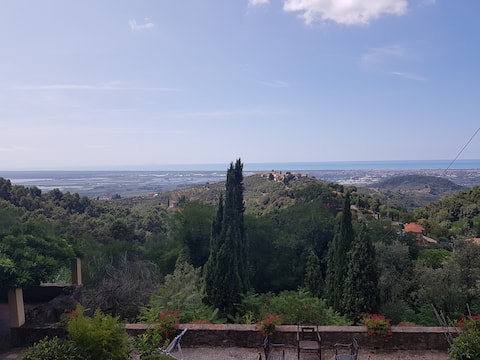 villa exceptional panoramic view of the sea pool new