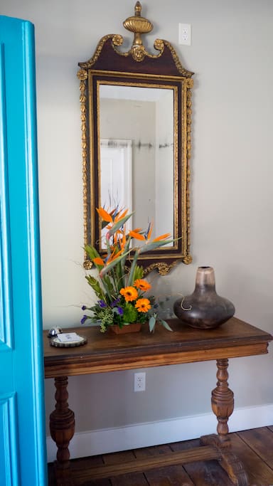 The entrance to our beautiful home!