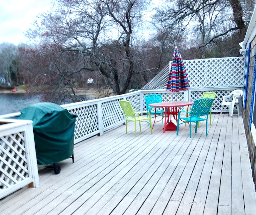 Deck for Grilling and Relaxing