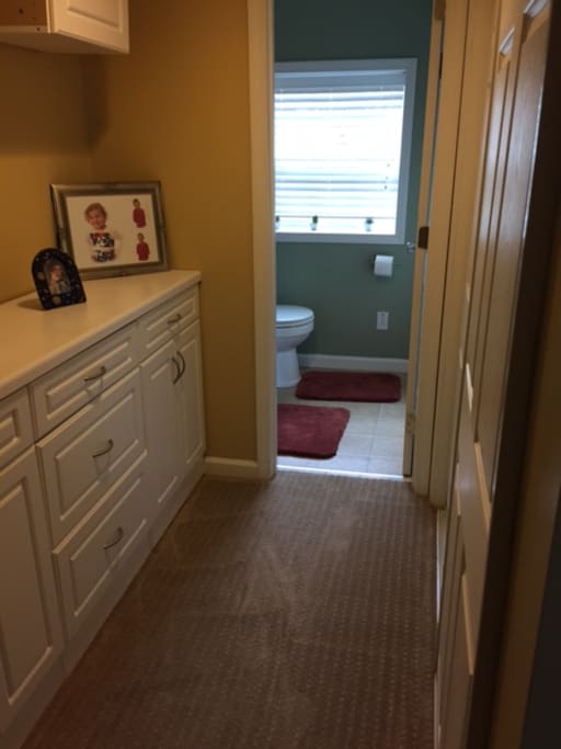 Hallway to Half Bath