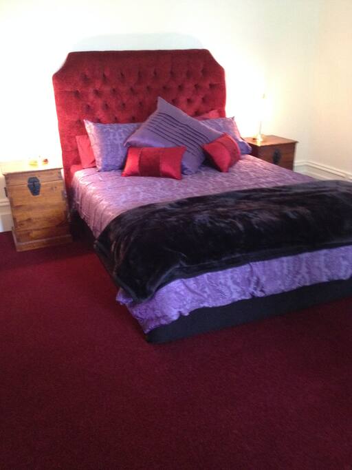 Huge master bedroom with queen bed