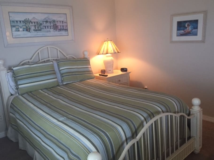 Master bedroom queen size bed