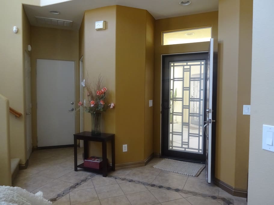 Front entry into home