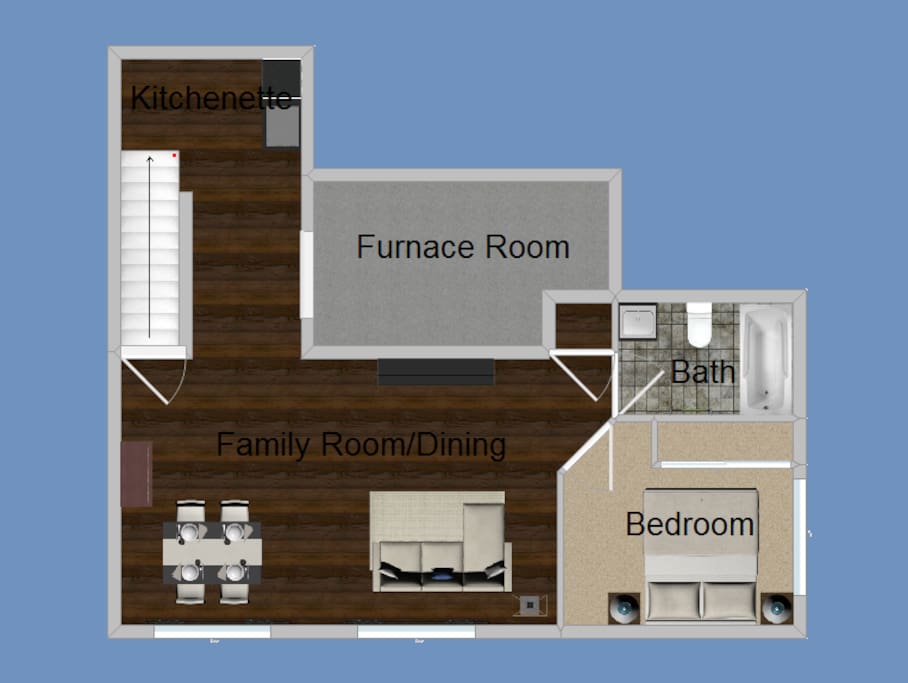 Approximate floor plan.