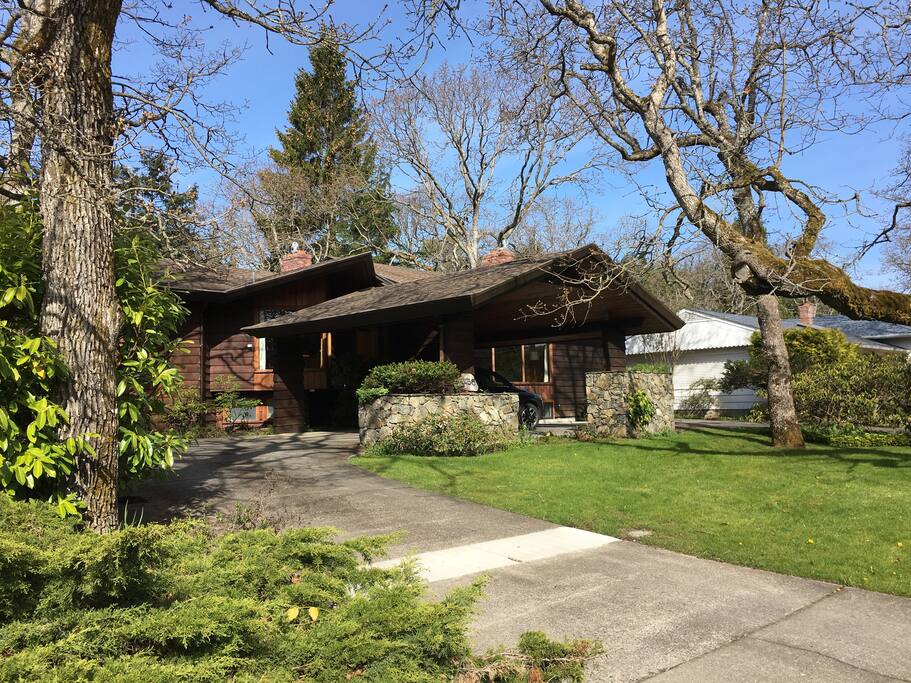 Your room is in our unique Mid Century home