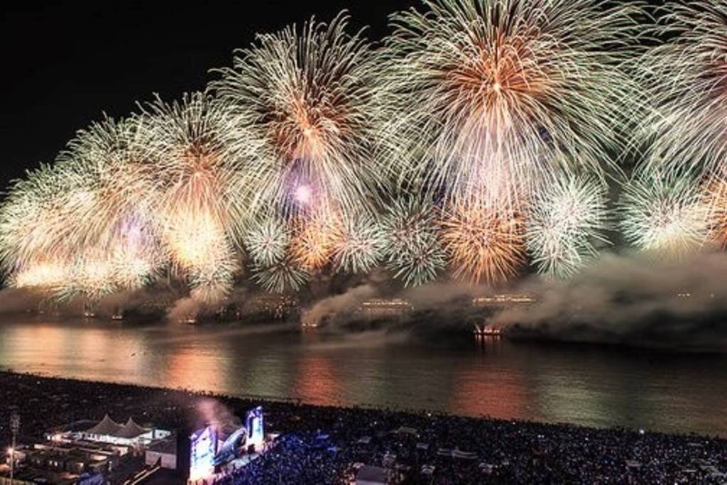Show de fogos no Reveillon