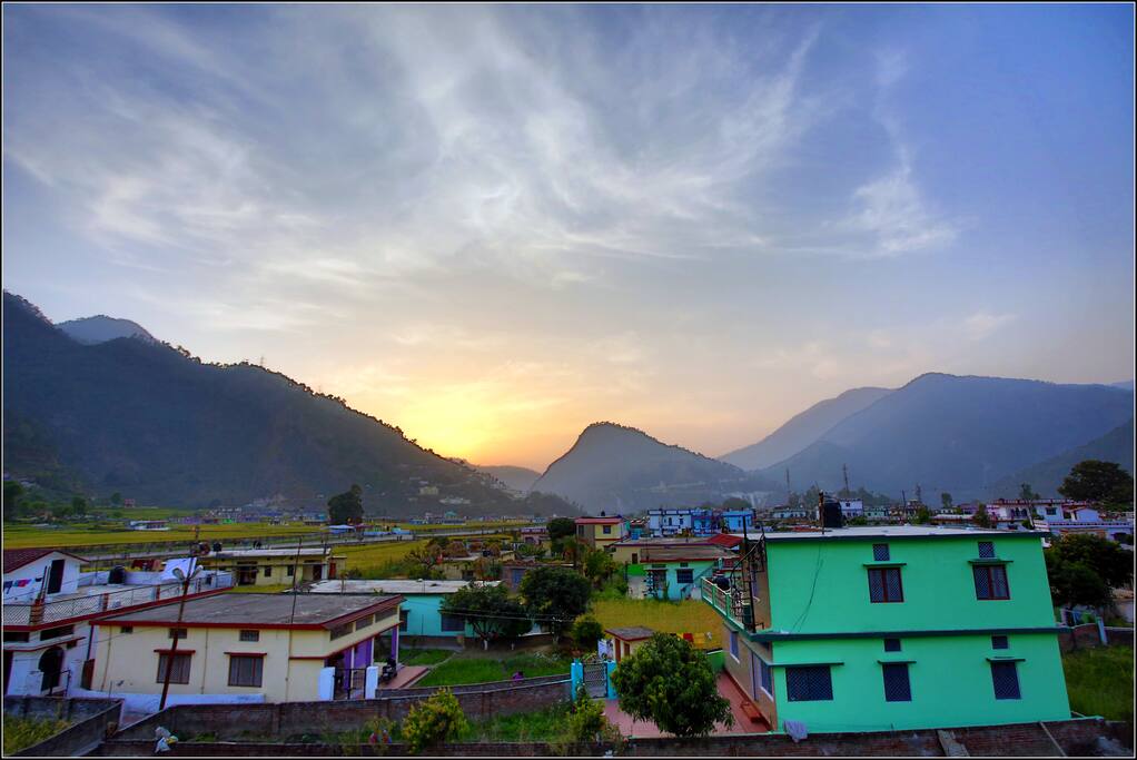Rooftop view from Pyunli Home...
