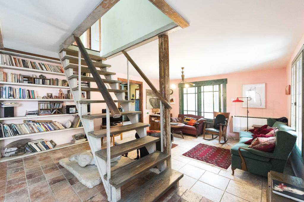 Step into history in our historic cottage--the original guesthouse of the American Colony