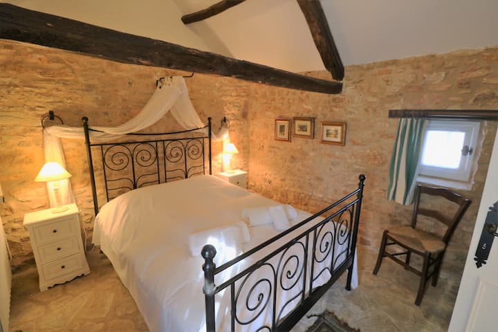 La Bergerie - غرفة نوم 3 يمكن الوصول إليها من خلال الخارج