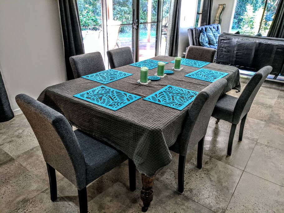 Dining room open plan