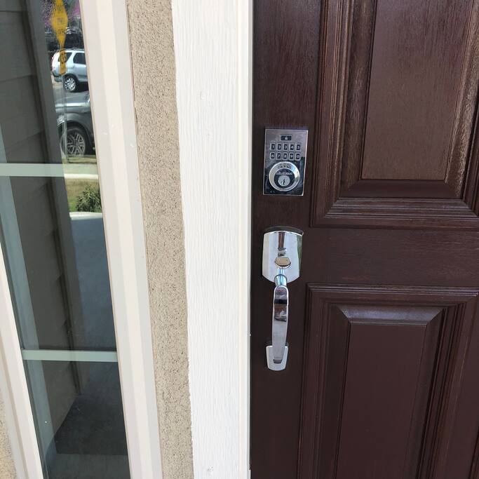 We have a keypad entry.