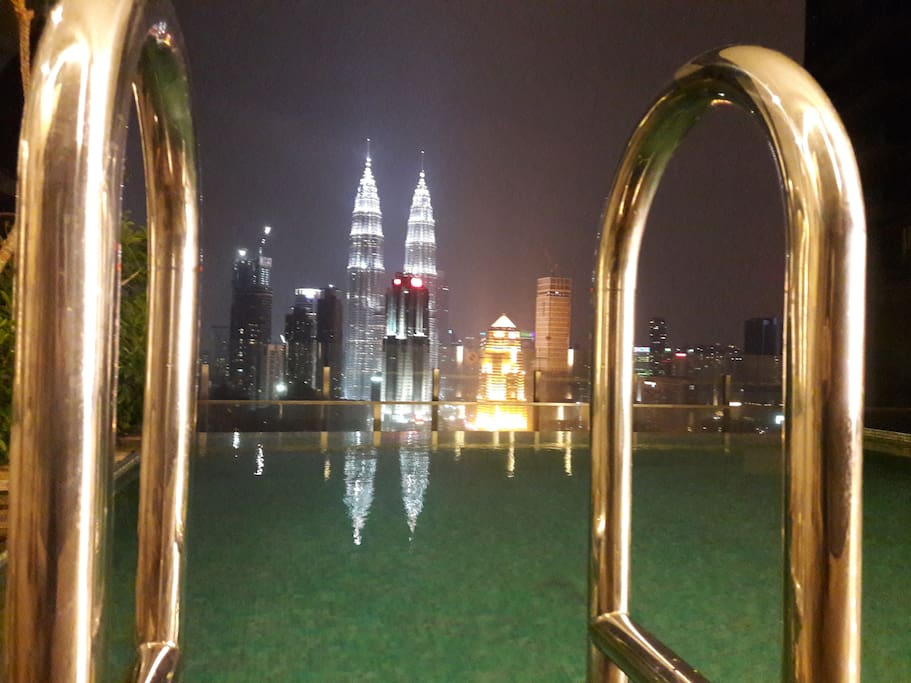 Twin tower view Swimming Pool.
