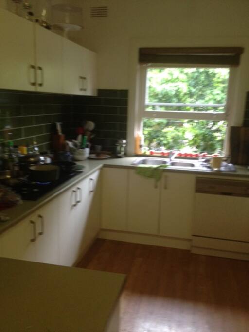 A large and very accessible kitchen for all your cooking needs....
