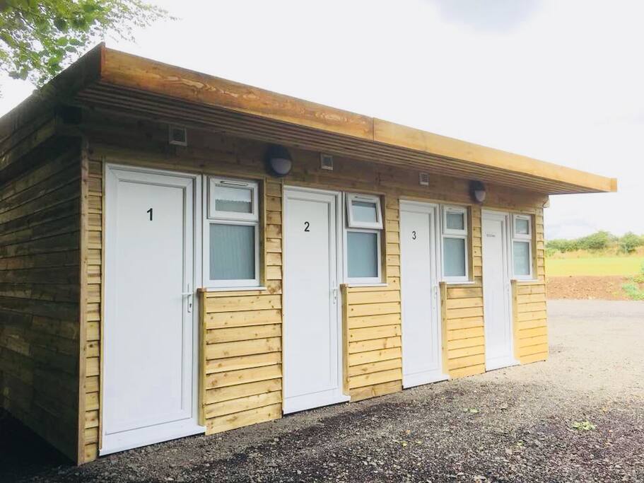Kitchen and Shower block