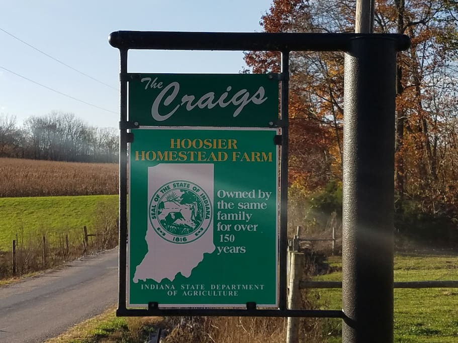 Homestead honor plaque awarded to Greg's grandparents