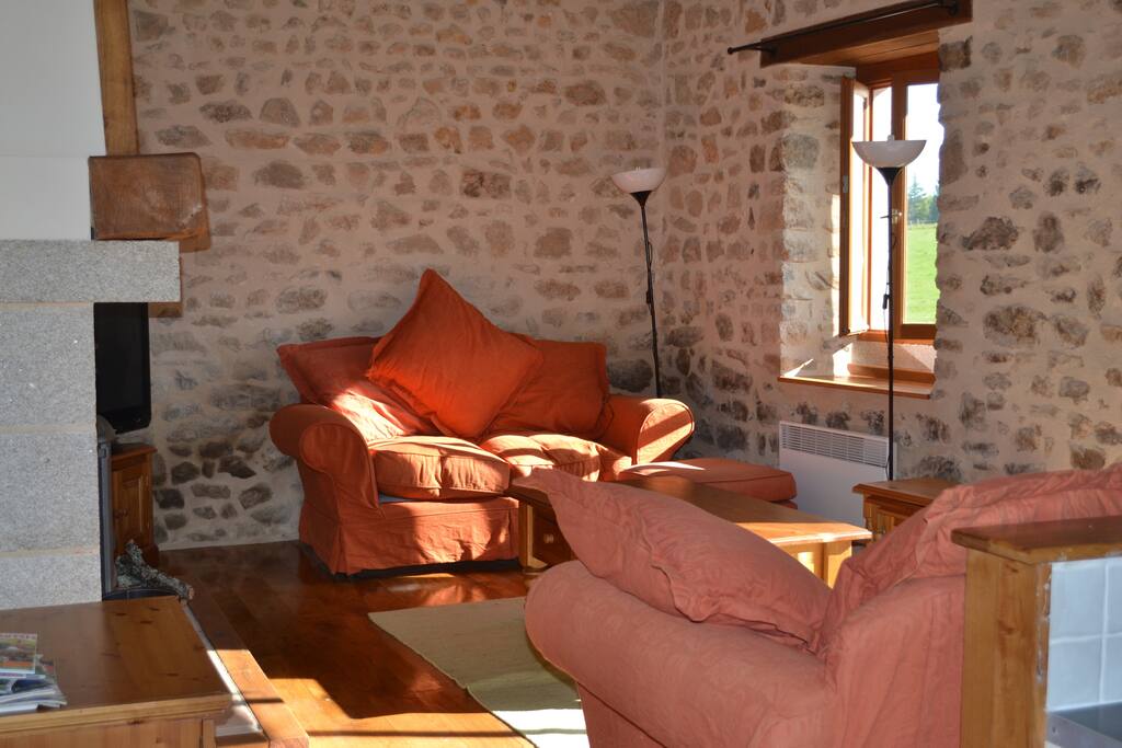 Large, very comfortable, open plan lounge area with FreeSat TV.