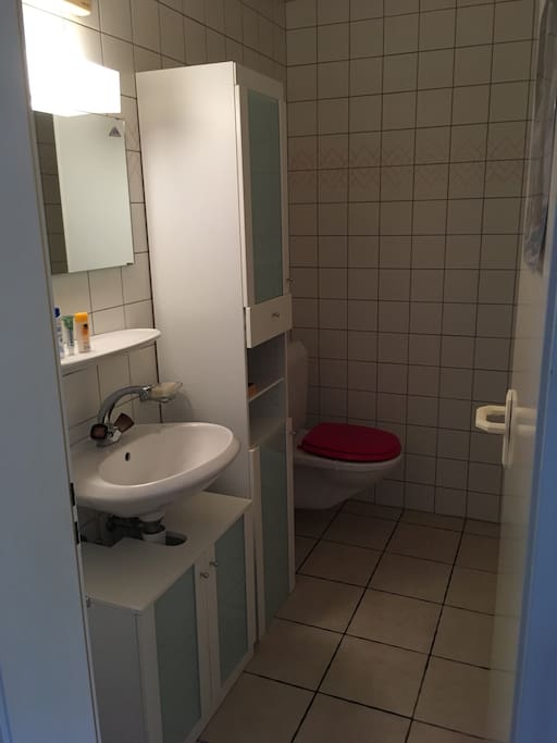 Toilette privative avec lavabo