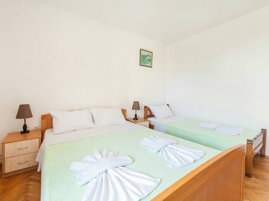 Bed linen & towels are provided together with daily house keeping.