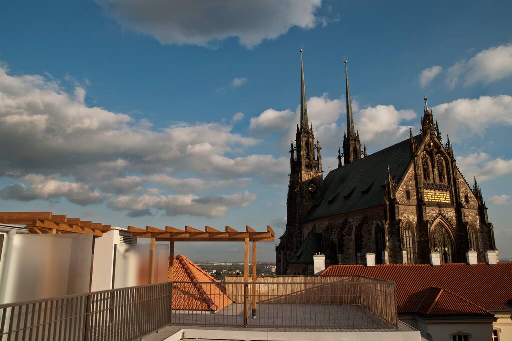 Výhled z terasy/Terrace view