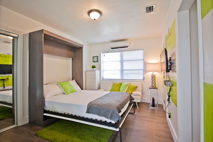 New Beach Style Studio with garden★beach and shops