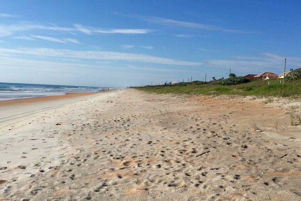 Looking south--miles of quiet beach