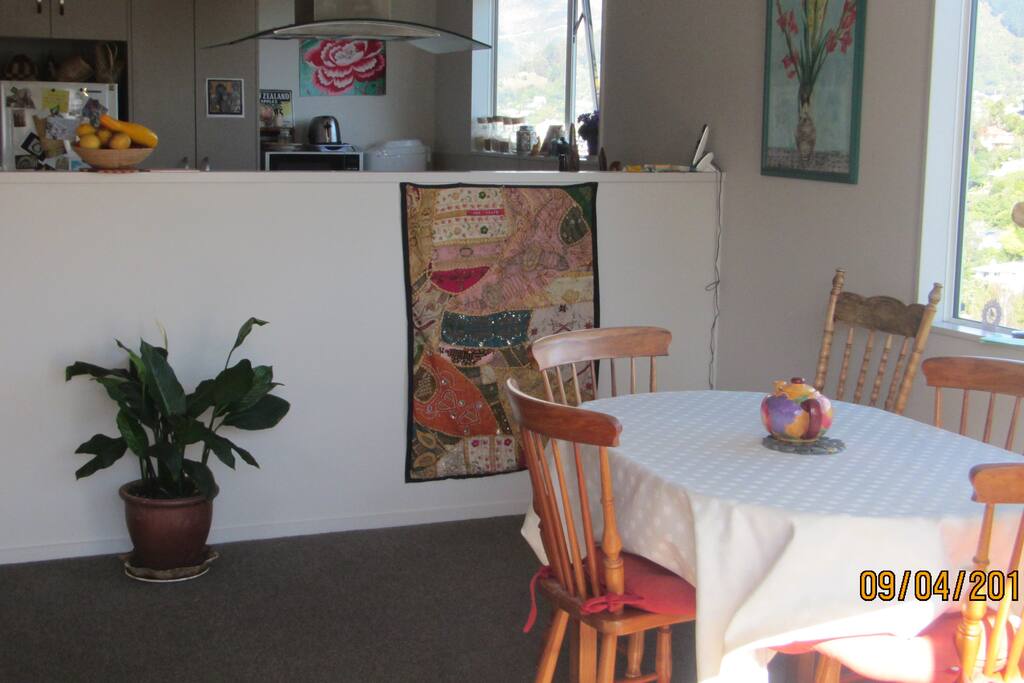Dining area twds kitchen