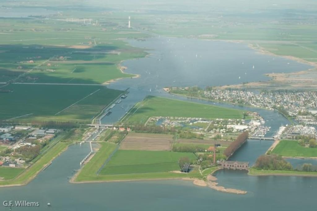 Beautiful Lemmer from Sky