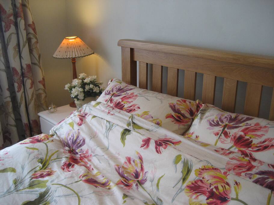 Sleep soundly on comfy pillows, duvet and mattress topper