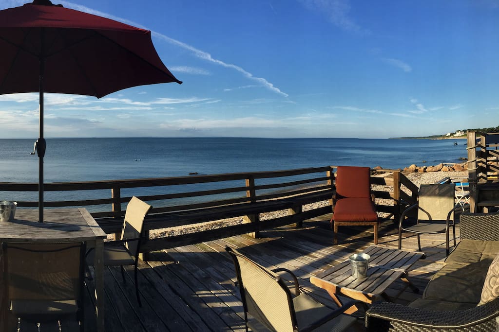 2 beachfront decks