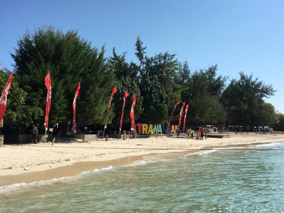 On the beach Gili Trawangan