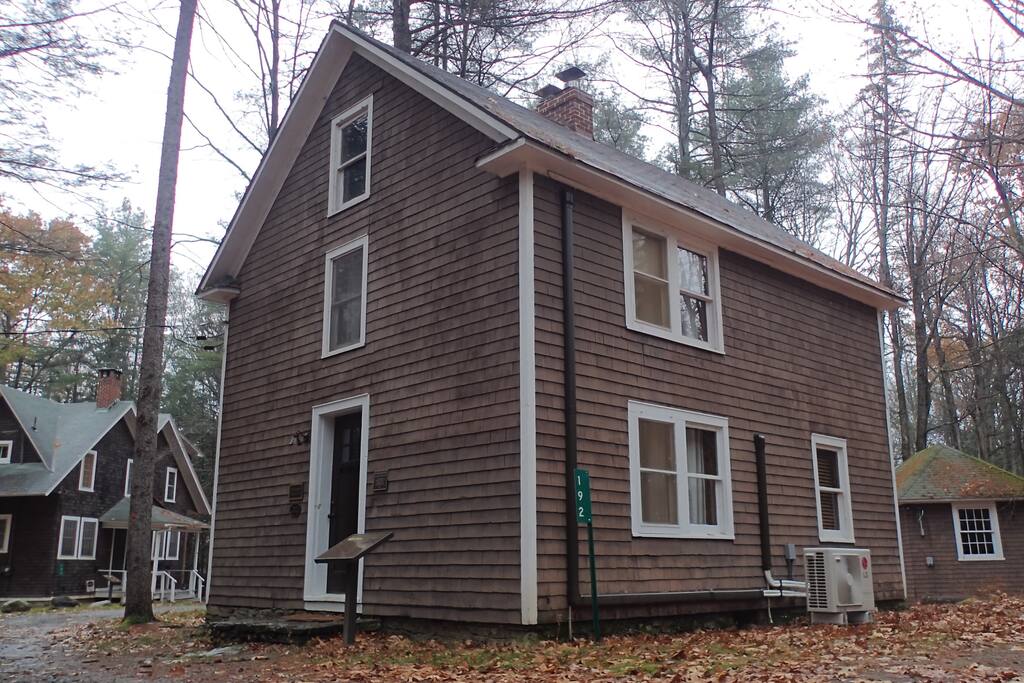 Exterior view of the Historic Ice House Cottage