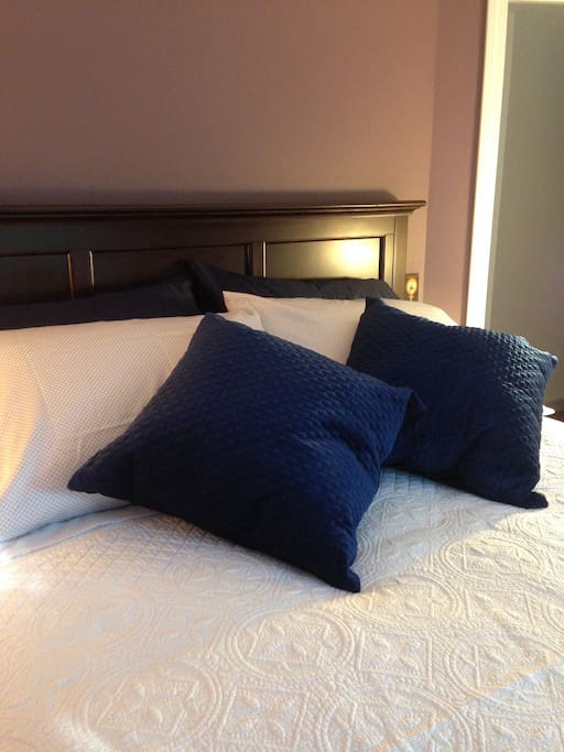 New plush pillow top mattress.