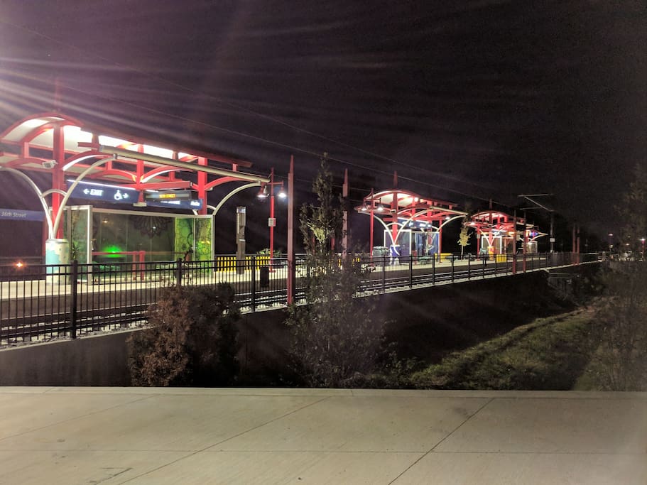 Light rail station in walking distance. Opening March 16th, 0.2 miles from home