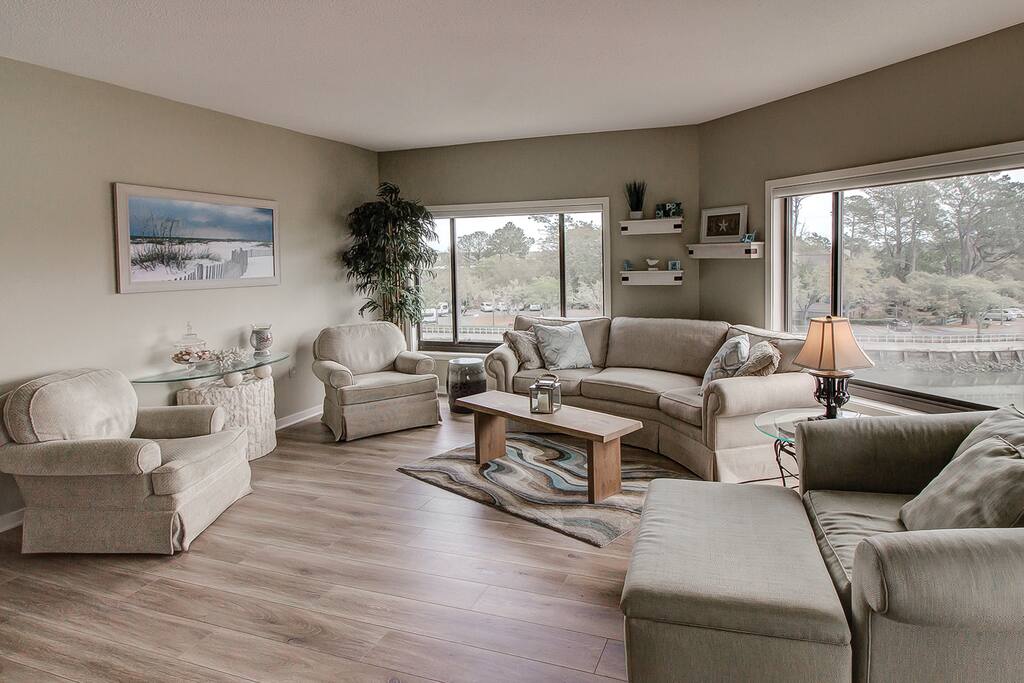 Bright open floor plan