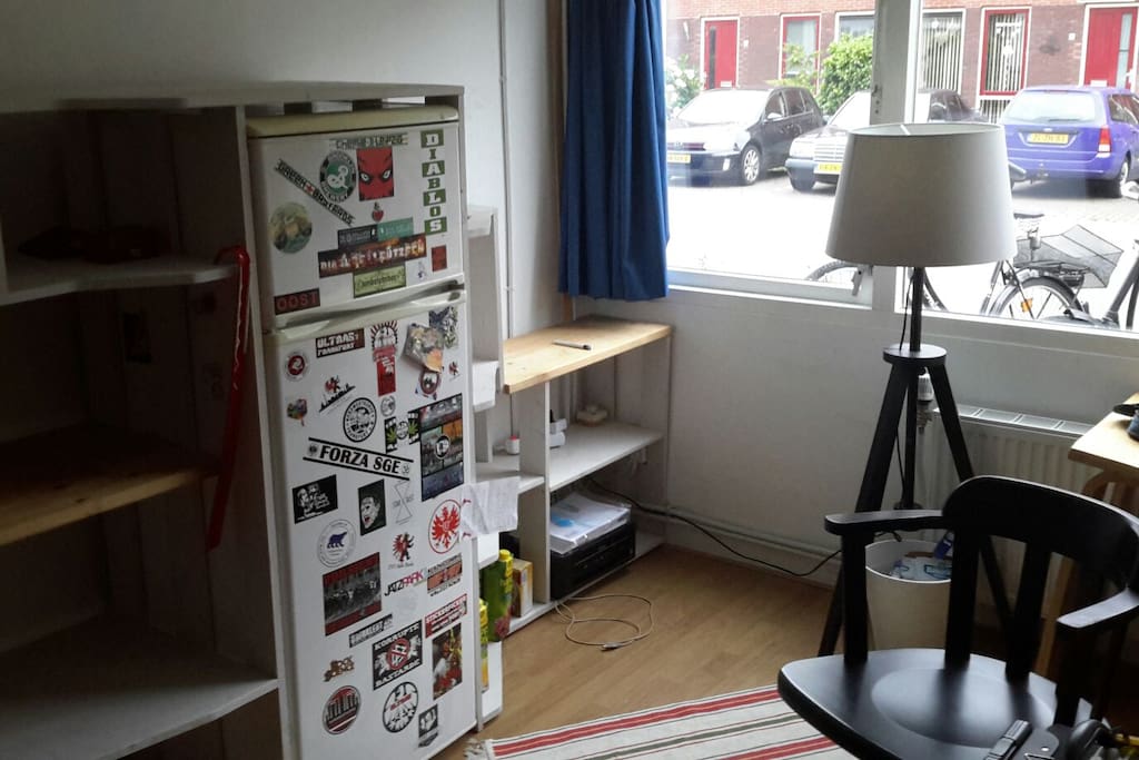 Own fridge and printer!