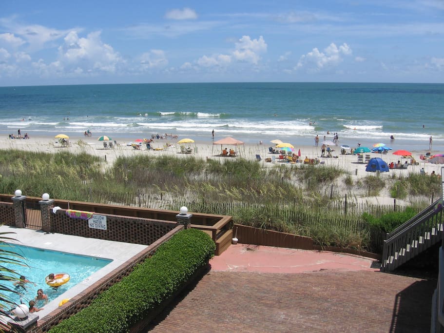 View from ocean front balcony