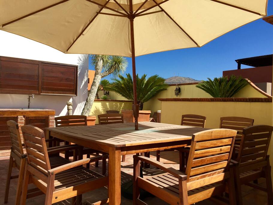 Sun deck terrace.