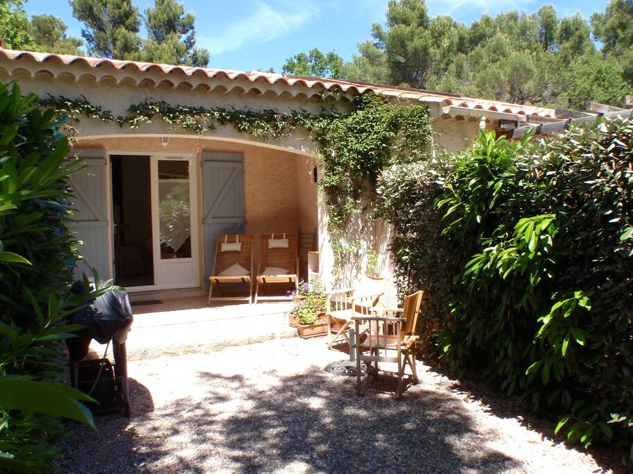 Covered terrace