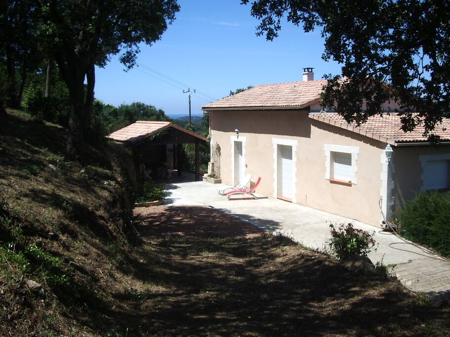 Vue de face de la location