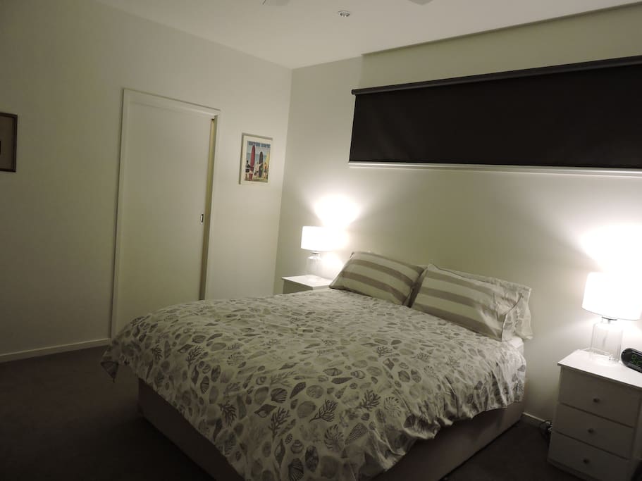 The main bedroom with an ensuite.