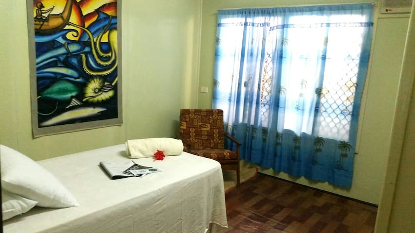 A room in spacious oceanview home